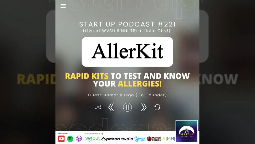 Start Up #221 (LIVE): AllerKit (Nutrilink) - Rapid Kits to Test and Know your Allergies!