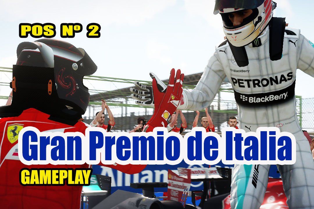 Segundo lugar en el gran premio de Italia en una épica carrera || F1 gameplay  (Esp / Eng )