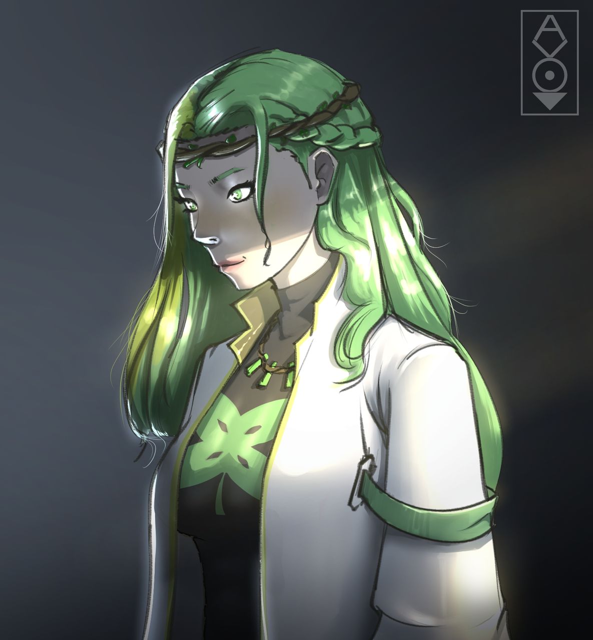 Holozing Fan Art (Female Forest Healer)