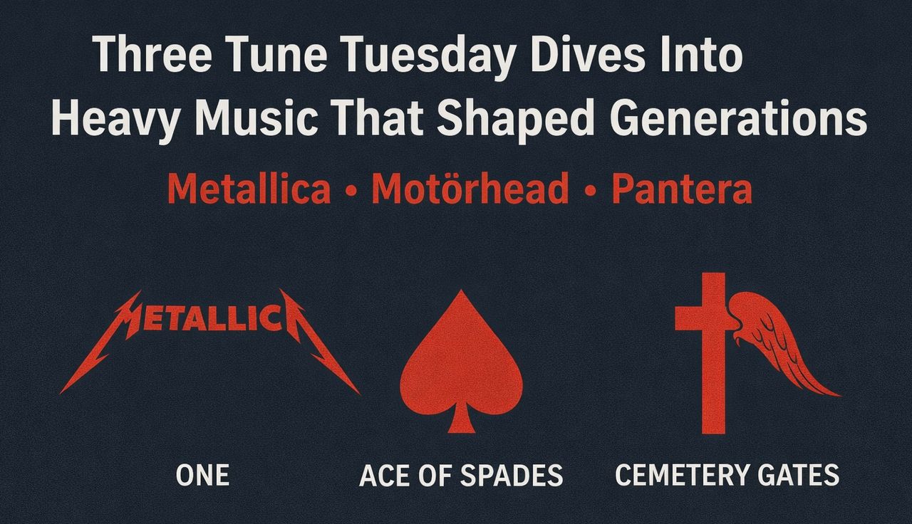Three Tune Tuesday Dives Into Heavy Music That Shaped Generations. These Songs Prove Why Loud, Emotional, And Fearless Rock Never Fades.