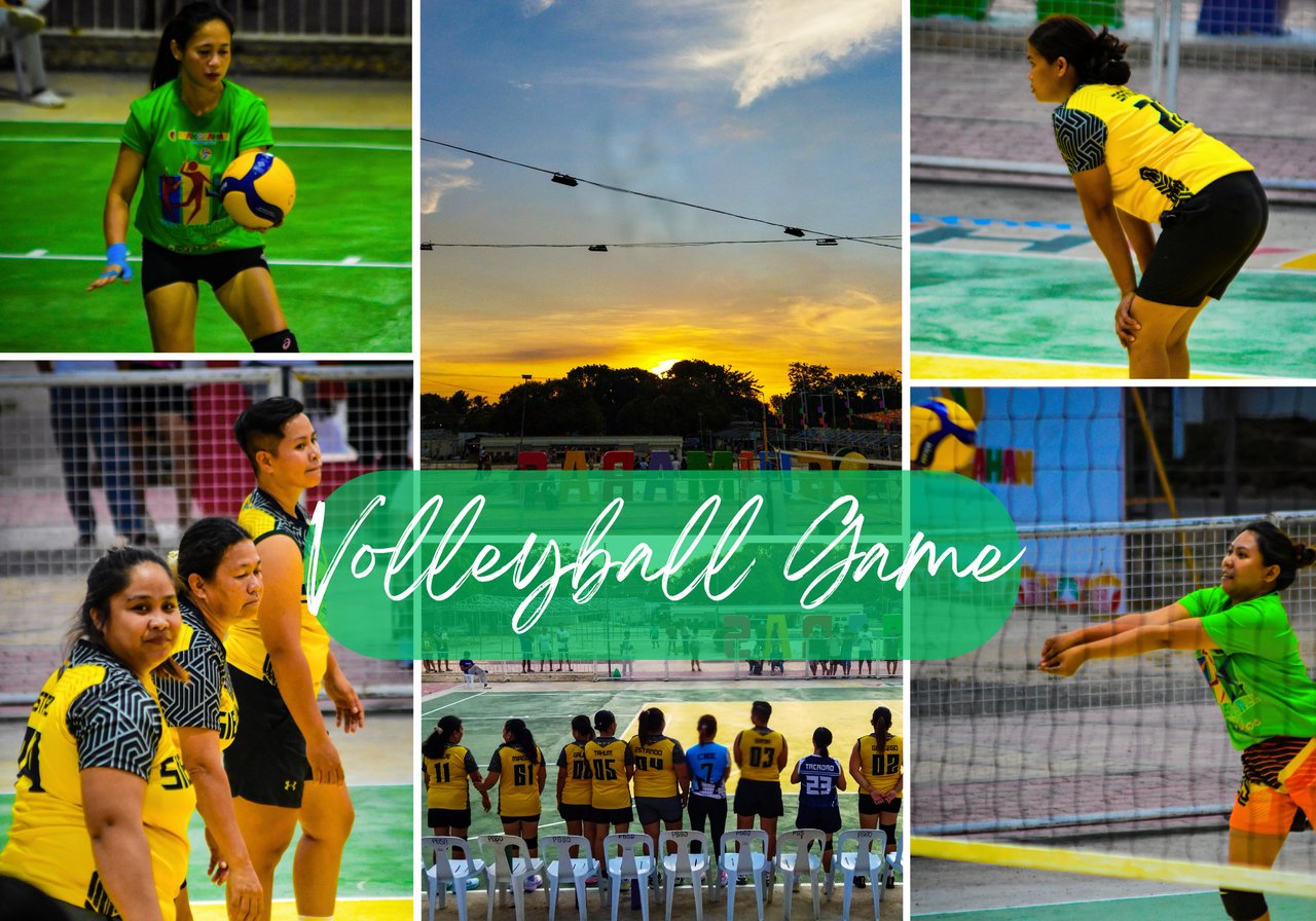 Watching an Intense Women's Volleyball Game at Guimaras Capitol