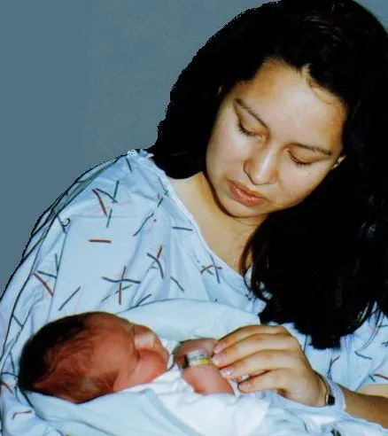 Christan and Newborn Otti