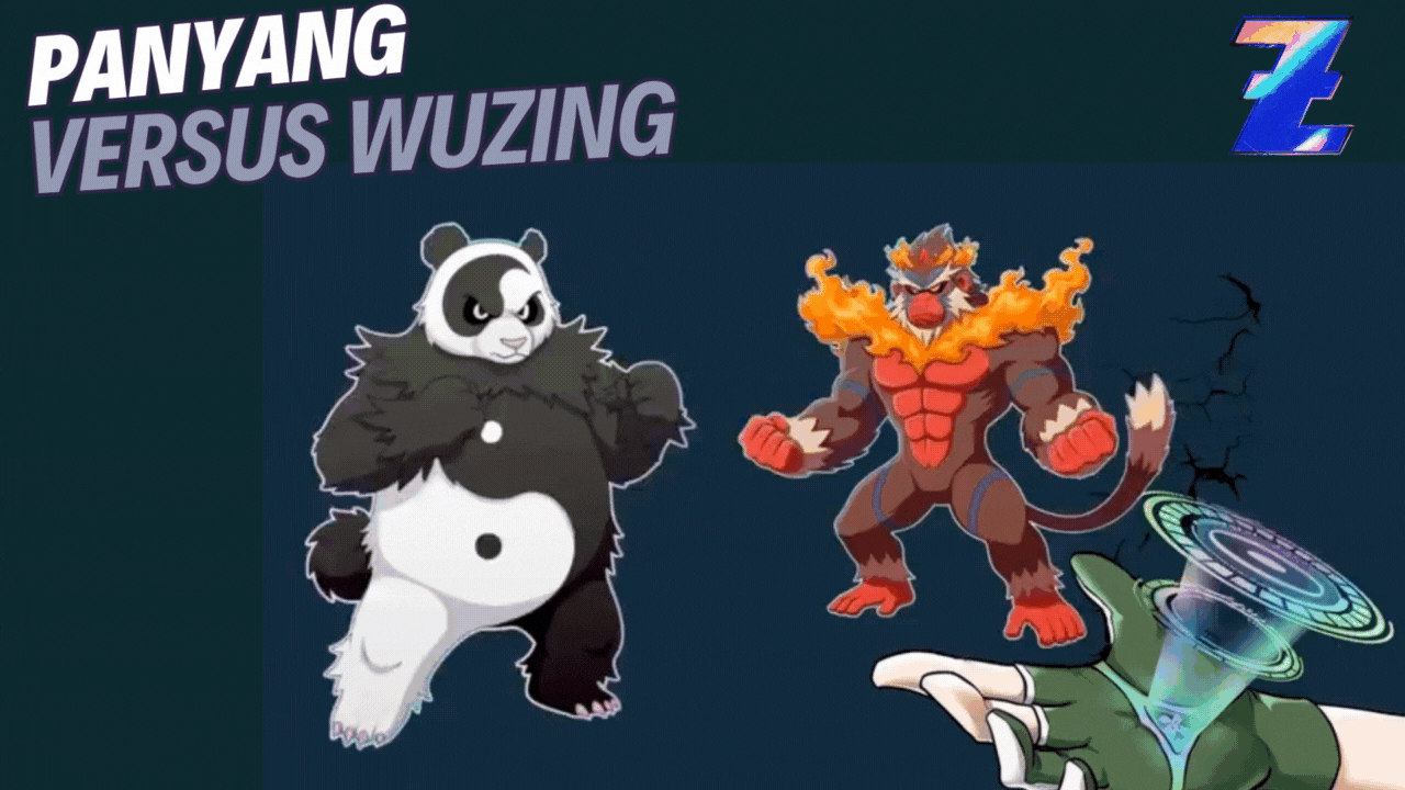 Panyang in a battle with Wuzing in holozing