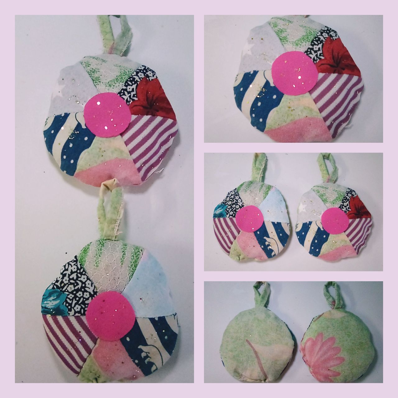 Confeccionando bellas y útiles agarraderas con forma de pelota para decorar la cocina./Making beautiful and useful ball-shaped potholders to decorate the kitchen.(Esp/Eng)