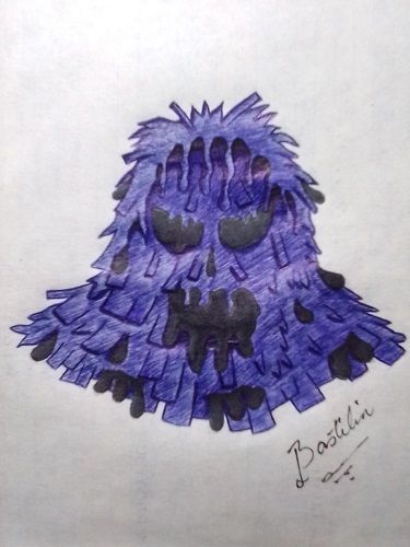 Monstruo del pantano / Técnica de entintado.