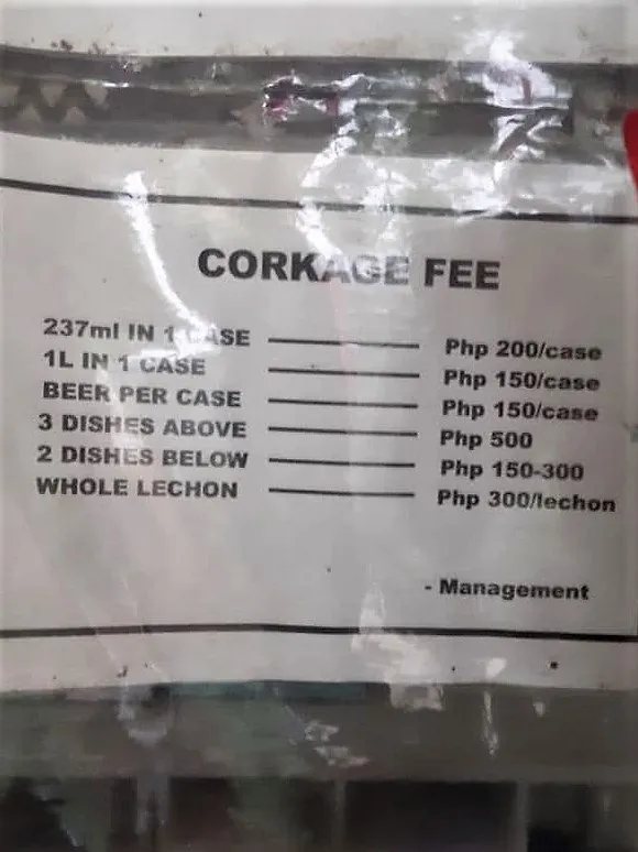 North Sky Beach Resort Corkage Fee.jpg