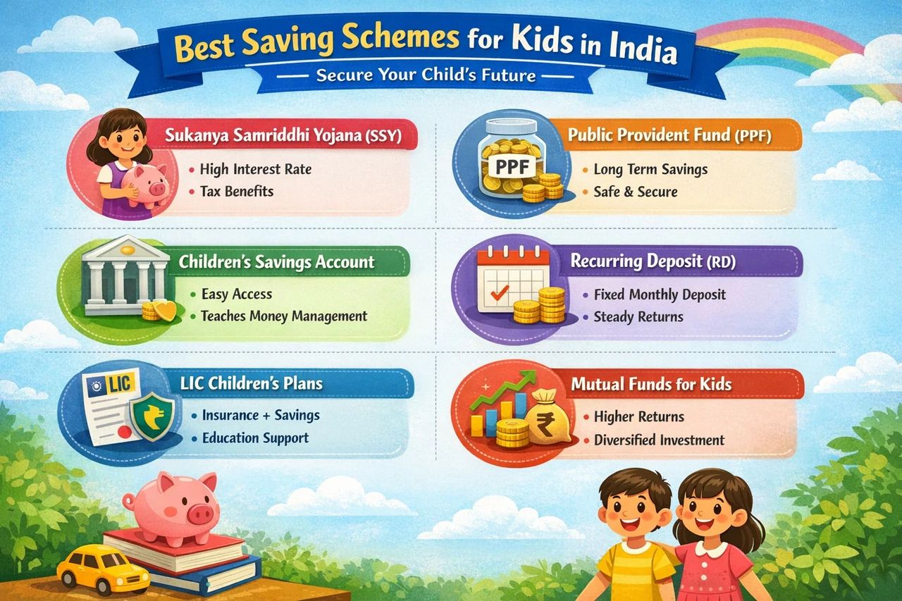 Best saving schemes for Kids in India
