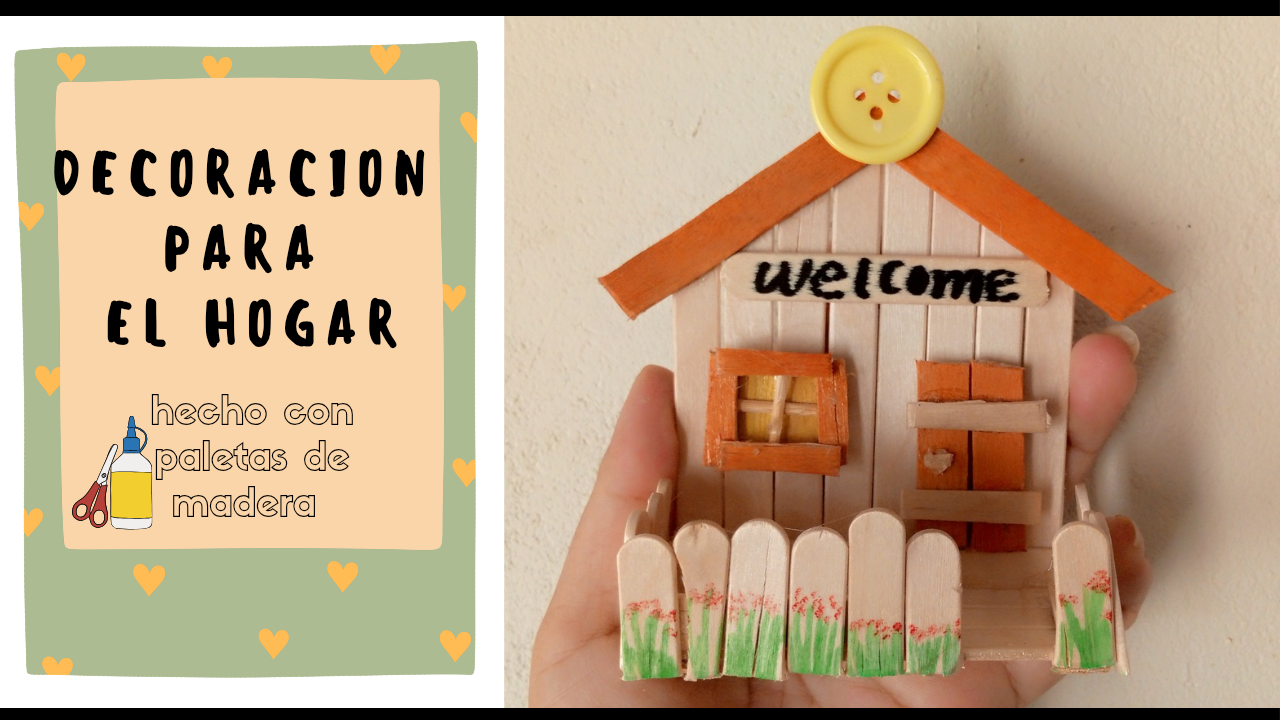 Decoración para el hogar hecho con paletas de madera 🏠.//Home decor made with wooden pallets🏠.(Esp-Eng)