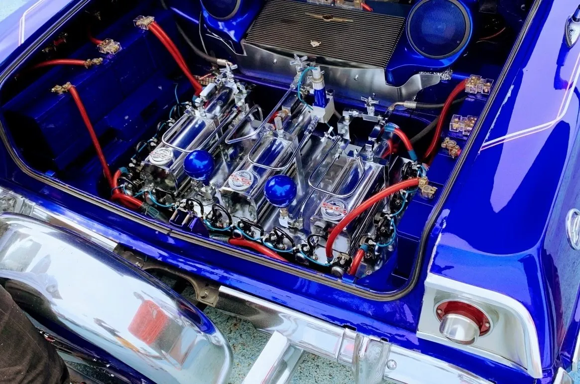 suspension setup of a low rider