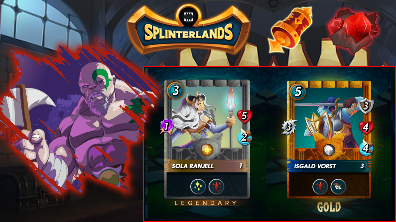 Splinterlands - Opening 5 Gladius Packs
