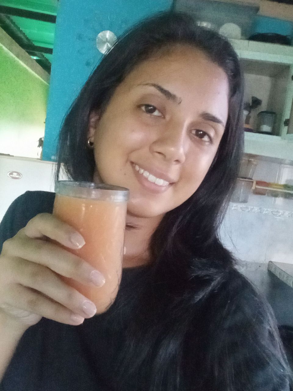 Spn/Eng/Haciendo jugo de lechosa/Making papaya juice