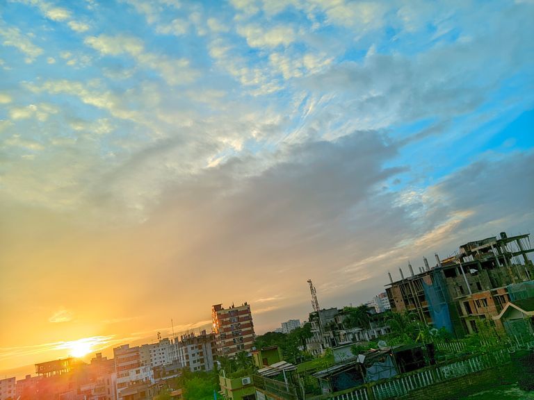 Cute sunset