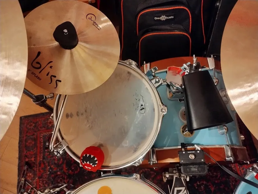 New cymbal and cowbell