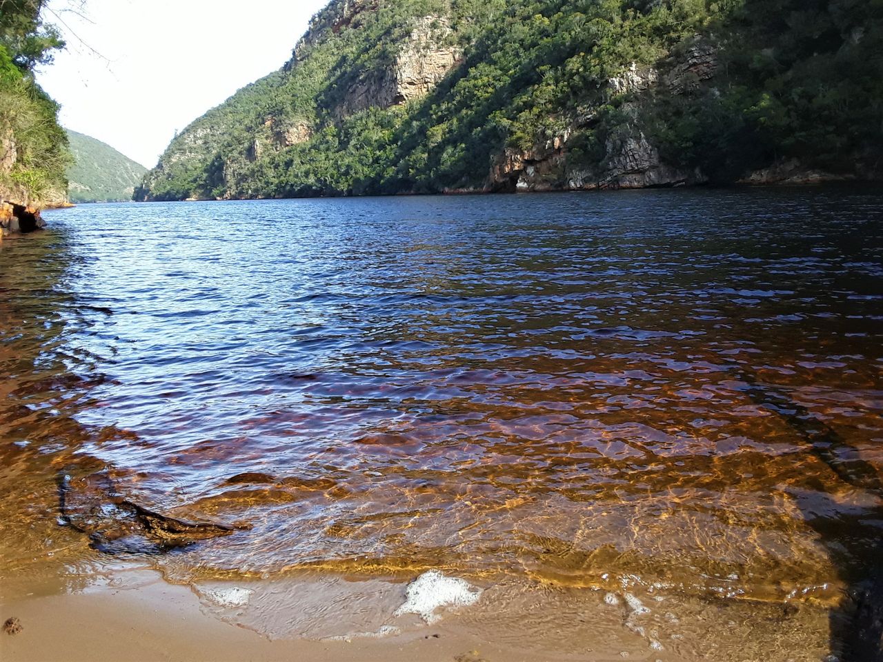The narrow gorge of the Keurbooms river, an awesome place to explore via canoe
