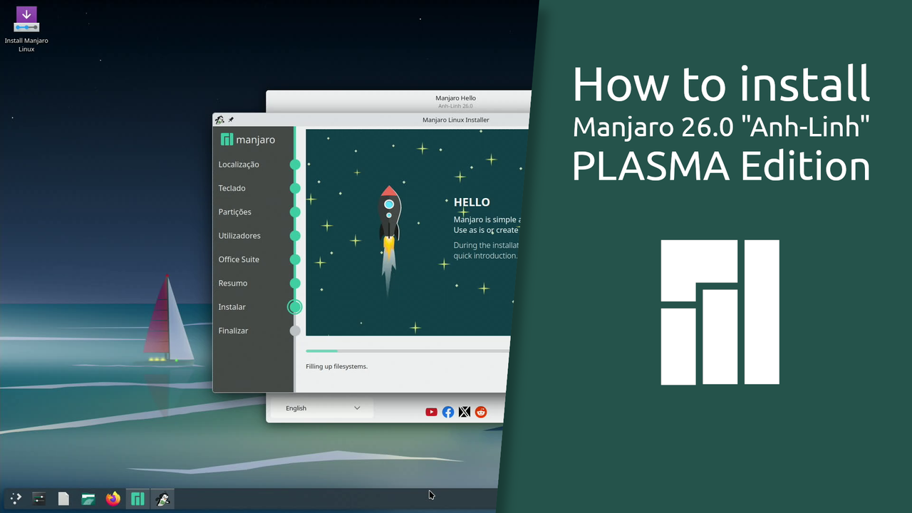 How to install Manjaro 26.0 "Anh-Linh" PLASMA Edition