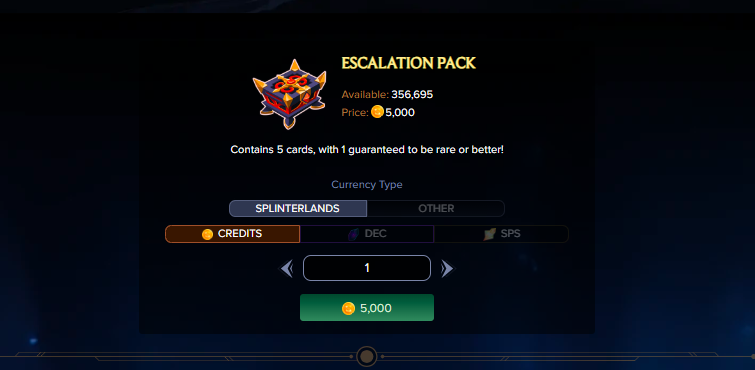 ESCALATION PACK IS LIVE! 