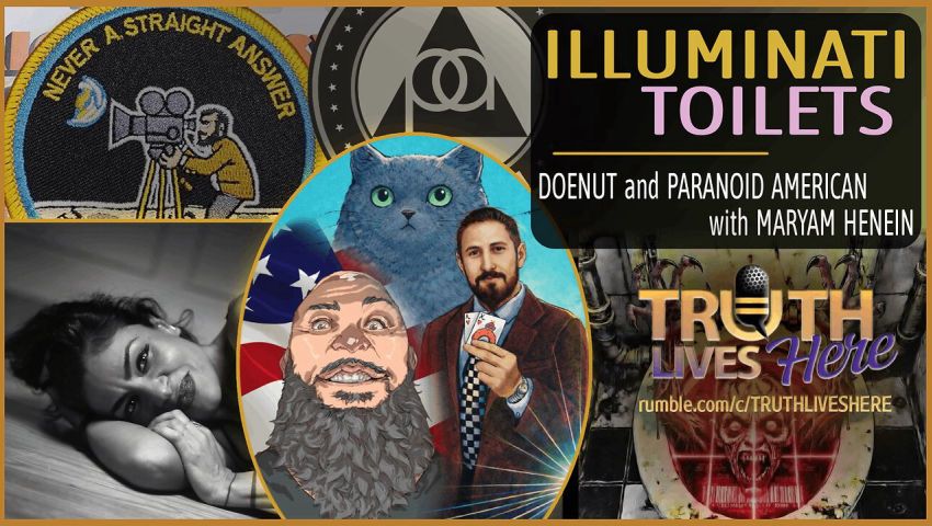 Illuminati Toilets with DOE-NUT and Paranoid American