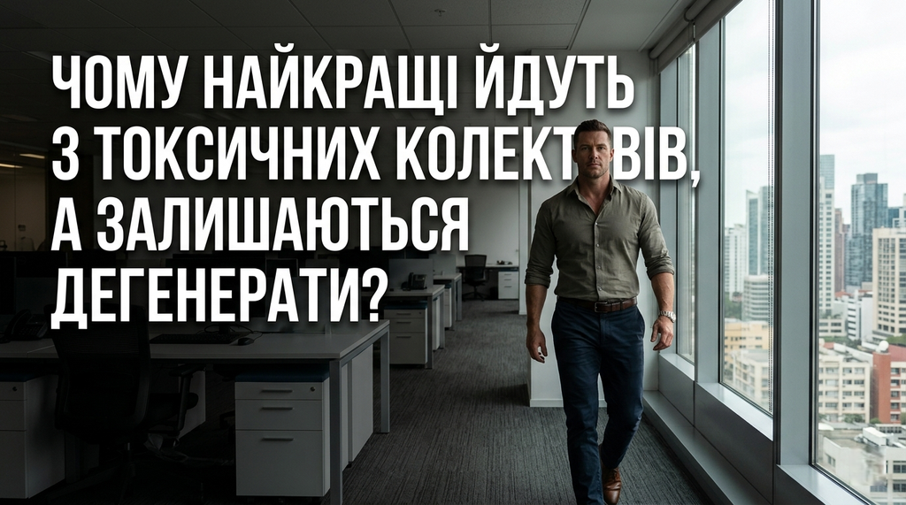 Чому найкращі йдуть першими: сповідь про виживання в офісному болоті