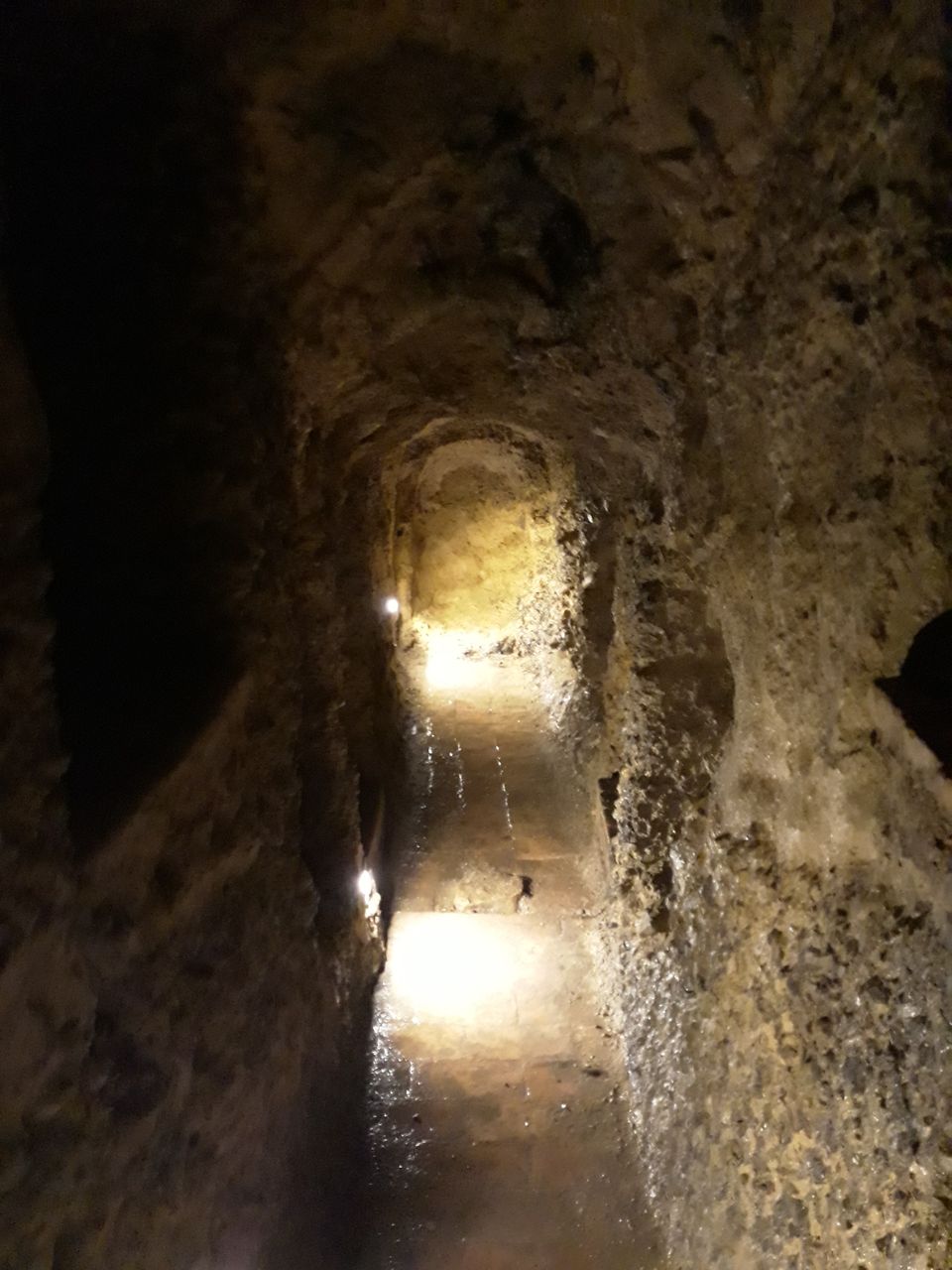 The tunnels connecting to the main well