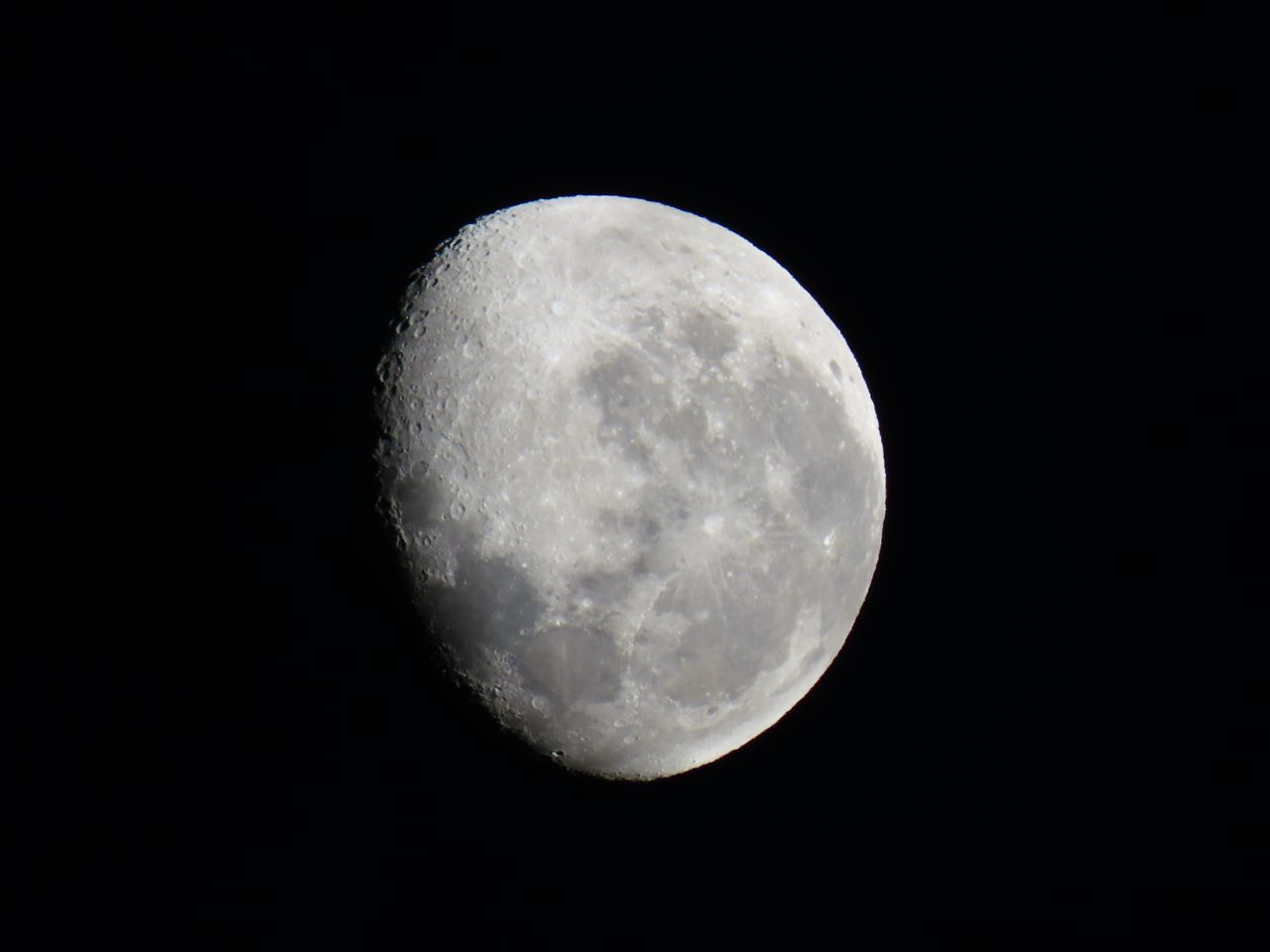 THE MOON - showing off