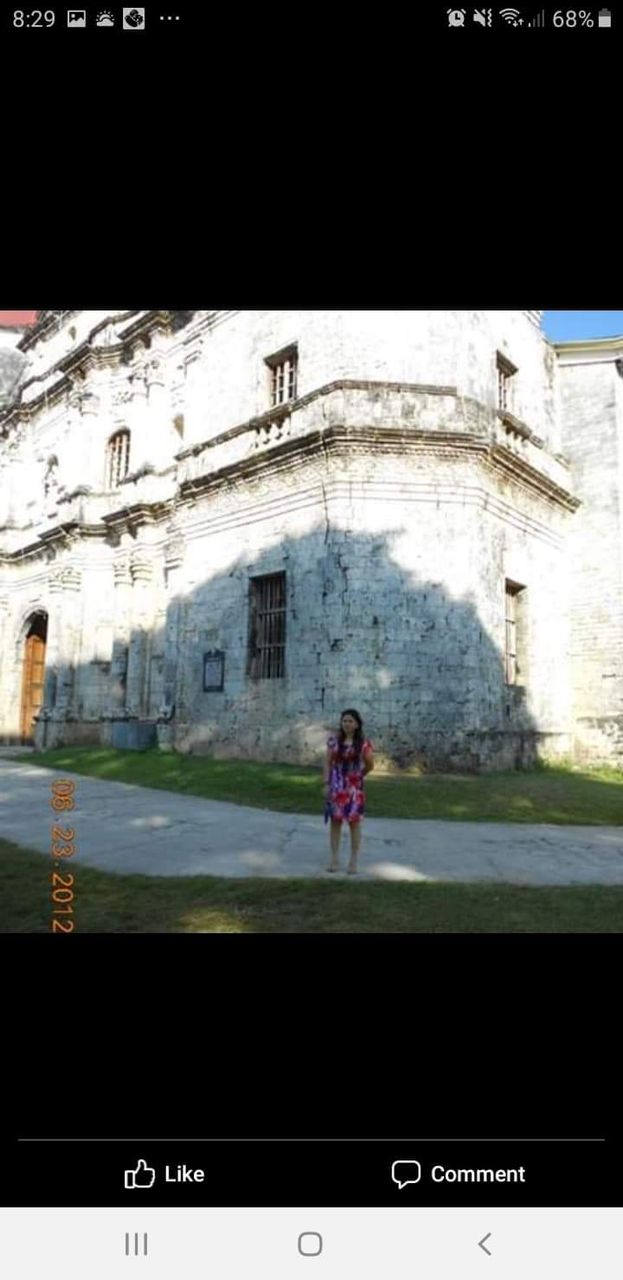Note: The owner of the picture Jho-wanna Lamour de Dieu sent me this picture through my messenger. I’m asking for the detail of my post. I highly credited this picture to the owner and even I didn’t cut it. I posted it here the same way she sent it to me. She said , it was taken the year 2012 before the 2013 earthquake.