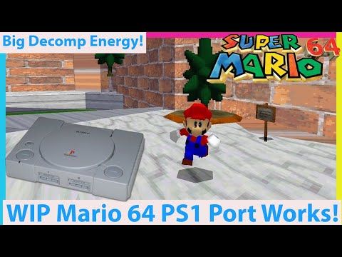 Super Mario 64 Ported to Original PlayStation