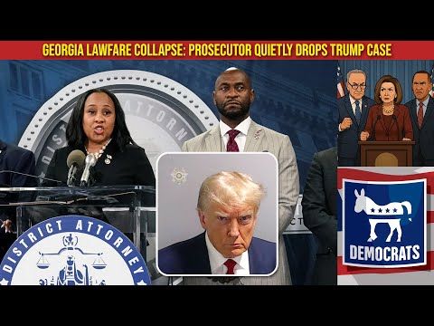 Another 𝐋𝐚𝐰𝐟𝐚𝐫𝐞 𝐅𝐚𝐢𝐥 By Democrats: Georgia Prosecutor Ditches Trump Election Fraud Charges