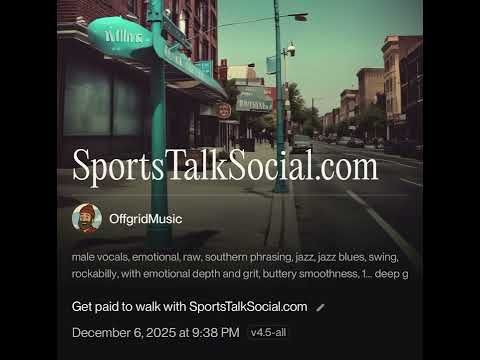Get paid for Walking on SportsTalkSocial.com