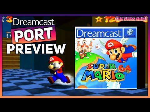 Super Mario 64 on Sega Dreamcast Gameplay Video Posted