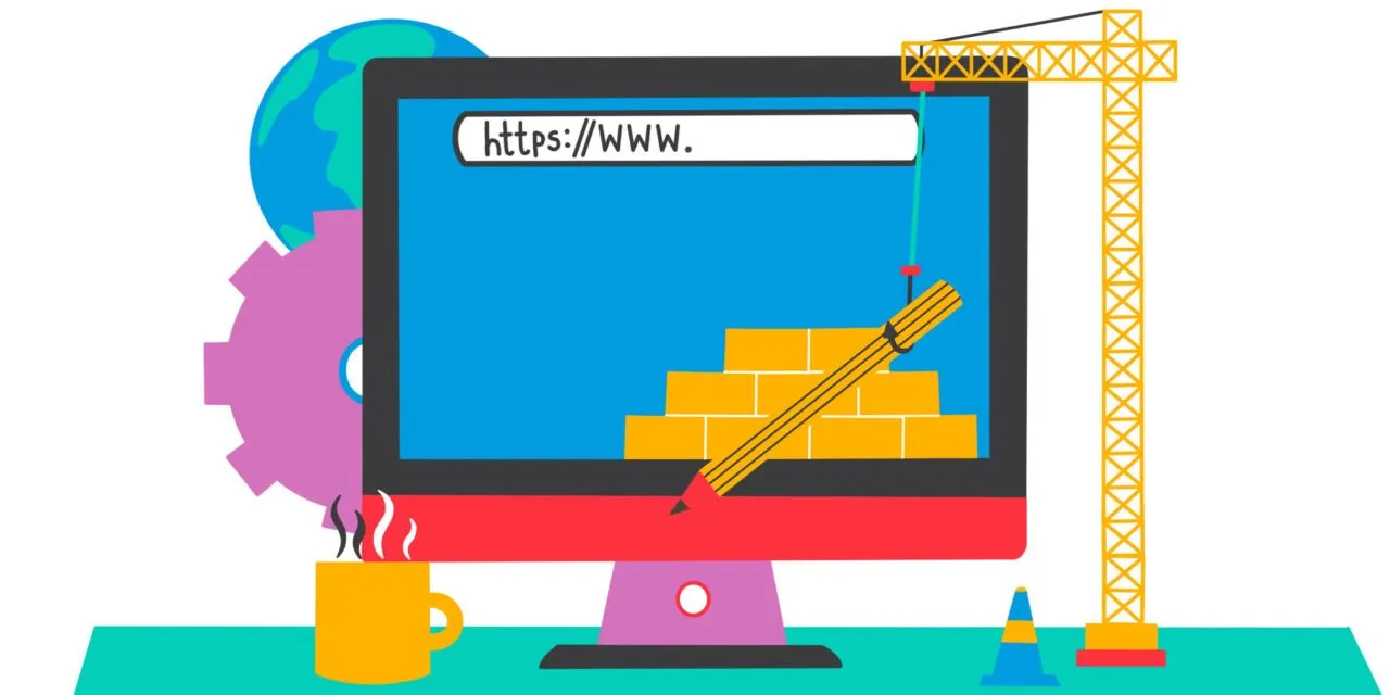 image showing building business website