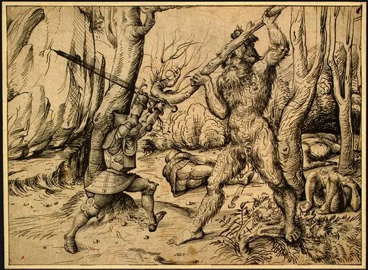Bigfoot walks thunderously and carries a BIG stick