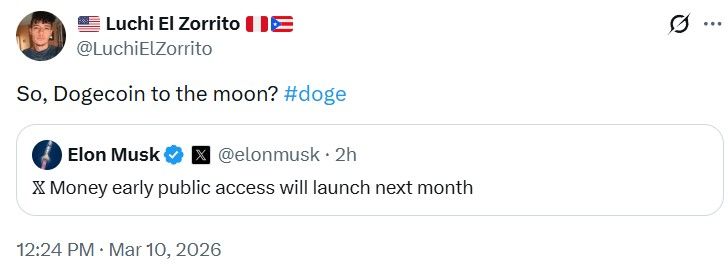 Elon Musks Announces X Money To Be Released Next Month (in April)